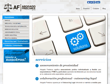 Tablet Screenshot of abogadofreelance.com